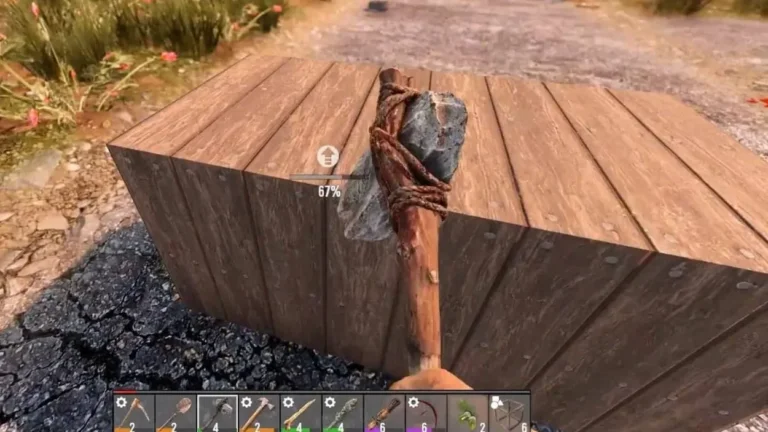 How to upgrade wood frame in 7 days to die on ps4